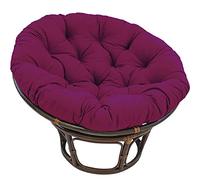 Housse de coussin de chaise ronde épaisse pour balancelle, nid d'œufs, décoration d'intérieur et de balcon, violet, 130 x 130 cm, coussins confortables pour la relaxation et le style