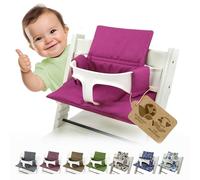 Housse de coussin de rechange compatible avec Stokke Tripp Trapp (rose org | Housse de coussin réducteur de siège, modèle 2