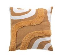 Housse de Coussin Déco ""Mirade"" 40x40cm Camel