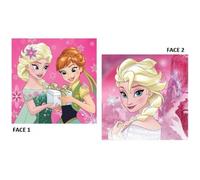Housse de coussin - Disney - La Reine des Neiges - Réversible - 40x40cm - Polyester