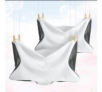 Housse de coussin en mousse à mémoire de forme, protège-coussin cervical, housse de coussin de lit en tissu rafraîchissant, portable, cadeau pour la maison et les vacances Grey Without pillow
