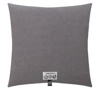 Housse de Coussin en Polaire Douce - Housse de Coussin en Polaire avec Point Crochet - Housse de Coussin Moelleuse - 40 x 40 cm - 935 Titanium - par Zoeppritz since 1828-702291-935-40x40
