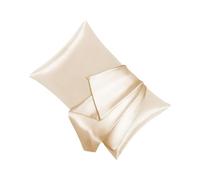 Housse de coussin en soie de mûrier lisse, douce et respirante | 40 x 60 cm | Taie d'oreiller en satin sain pour la peau, pour filles, maman, épouse, femme, maison, chambre à coucher, dortoir