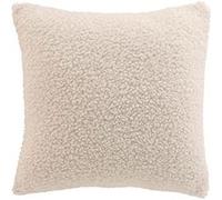 Housse de Coussin en Tissu Bouclette "Woolen" 40x40cm Naturel Beige