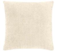 Housse de Coussin en Velours Chenille "Leo" 40x40cm Crème Beige