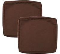 Housse De Coussin Exterieur Impermeable pour Salon De Jardin, Lots De 2/4 Housse Assise Salon De Jardin avec Fermeture Éclair, Amovibles pour Intérieur Et Extérieur, Terrasse(Color16,60x55x10cm2pcs)
