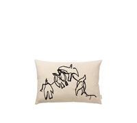 Housse de Coussin Ferm Living x Utzon Can Lis Vuelo 40x60 Naturel