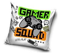 Housse de coussin - Gamer's - Game Over - 40x40 cm - 100% polyester - Intérieur