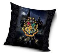 Housse de coussin - Harry Potter - 40 x 40 cm - 100% polyester - Lavable à 30°C - Noir