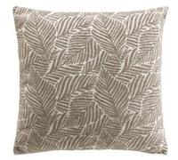 Douceur d'Intérieur, Housse de Coussin (40 x 40 cm) Vivo Taupe, Jacquard Chenillé