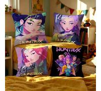 Housse de coussin Kop-Cartoon Movie K-Pop Demon Hunters, décoration de ferme, housses de coussin décoratives pour canapé z5