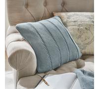 Housse de coussin Lémeré bleu-gris H/L env. 40/40 cm