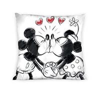 Housse de coussin Mickey et Minnie Love, 40 x 40 cm