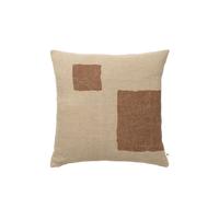 Housse de Coussin Oleo 50x50 Naturel/Algue Sucrée