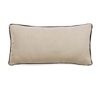Housse de coussin PRELUDE 55x110 cm lin et coton lavé gris Ficelle