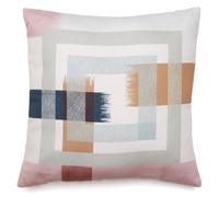Housse de coussin pur coton 45x45 cm cm collection ATHOS rose