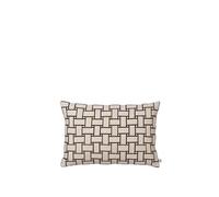 Housse de Coussin Rectangulaire Ferm Living Lattice , Blanc Cassé/ Noir