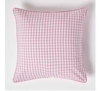 Housse de coussin Rose à carreaux Vichy, 60 x 60 cm
