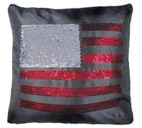 Paris Prix Housse de coussin Strass US Flag