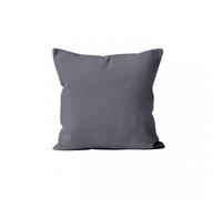 Housse de coussin unie 60x60 cm ALIX gris, par Soleil d'ocre