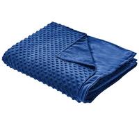 Housse de couverture lestée 135 x 200 cm bleu marine CALLISTO