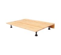 Housse de cuisinière en bambou et planche à découper avec pieds réglables - Planche à découper double usage - Multifonction - Pour cuisinière à gaz, cuisinière électrique, zone de travail - 75 x 5 cm