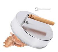 Housse de cuisson pour barbecue, dôme de fusion rond ergonomique, 21 x 21 x 10 cm, couvercle de fusion de fromage, robuste pour couvercle de cuisson à la vapeur, accessoires de cuisson