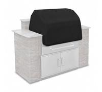 Housse de Dessus de Barbecue pour Weber Summit S-660 Built-in 2010-2022 | Housse de barbecue en tissu Oxford avec coutures renforcées et sac de rangement pour un stockage extérieur ordonné