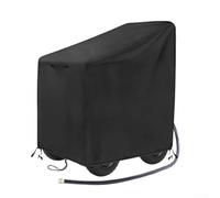 Housse de dévidoir de tuyau d'arrosage 210D imperméable pour chariot à roulettes - Veste coupe-vent, anti-poussière et résistante aux UV, 76 x 66 x 89 cm