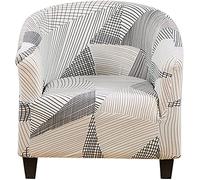 Housse de Fauteuil Cabriolet Chesterfield Imprimé Housse de Canapé Tub Convertible 1 Place Chair Extensible Lavable pour Protection de Meubles Décore Maison Salon (Color : #15, Size : 1pc)