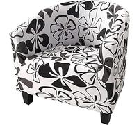 Housse de Fauteuil Cabriolet Chesterfield Imprimé Housse de Canapé Tub Convertible 1 Place Chair Extensible Lavable pour Protection de Meubles Décore Maison Salon (Color : #14, Size : 2pcs)