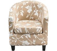 Housse de Fauteuil Chesterfield Cabriolet, Housse Ensemble Fauteuil Club 1place de 2 Pièces avec Housse de Coussin, Housse de Canape Salon Crapaud Extensible Tub Chair (Color : #11)