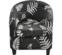 Housse de Fauteuil Chesterfield Cabriolet, Housse Ensemble Fauteuil Club 1place de 2 Pièces avec Housse de Coussin, Housse de Canape Salon Crapaud Extensible Tub Chair (Color : #21)