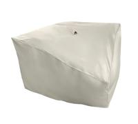Housse de fauteuil d'angle pour salon de jardin modulable beige - Mixi