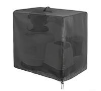 Housse de filtre à sable étanche Pour pompe de piscine Pour Intex Krystal Clear, Oxford imperméable 420D, avec cordon de serrage réglable, l'ouverture zippée à l'arrière, 84 x 61 x 86 cm, noir
