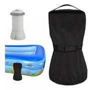 Housse de filtre de piscine anti-UV, imperméable, anti-poussière | 35 x 22 cm - Bâche de protection pour filtre à sable de piscine - Résistante aux intempéries - Pour la saleté, le vent