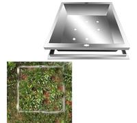 Housse de fosse septique invisible de 80 x 80 cm avec crochet de levage - Design durable en acier inoxydable pour jardins et allées, accès sécurisé, solution résistante aux intempéries et sûre