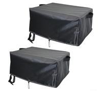 Housse de four à pizza à gaz pour Cozze 90347 17 pouces - 420D Oxford résistant aux intempéries Housse de protection étanche avec sangle coupe-vent Noir (62 x 62 x 28 cm)