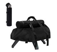 Housse de four à pizza avec chiffon humide, réutilisable, nettoyage simple | Housse de rechange en tissu 420D argenté pour barbecue, camping, pique-nique, barbecue, 81,28 x 41,91 x 21,08 cm