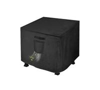 Housse de foyer imperméable - 82 x 82 x 61 cm - Revêtement en PVC robuste - Protection UV - Bouclier carré pour terrasse, balcon, terrasse, , camping