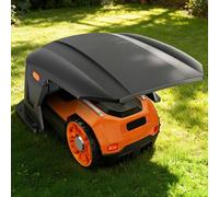 Housse de garage Izrielar pour tondeuse à gazon et robot tondeuse – Toit pliable – Abri haut de gamme professionnel