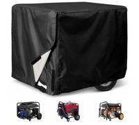 Housse de Générateur Imperméable pour Champion Power Equipment 76533 (4750W Dual Fuel) 2013-2018, 210D Oxford Couverture Protection Anti-UV Anti-Poussière pour Extérieur,A/Black