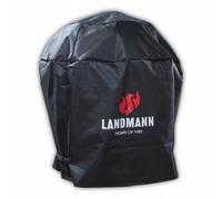 LANDMANN Housse de Protection Contre Les intempéries de Haute qualité | Tissu de Polyester Robuste | Imperméable | Résistant aux UV | Respirant | Traité Tous Temps | pour la série Kepler [Noir]