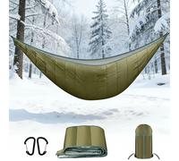 Housse de hamac ultralégère toutes saisons pour hamac pleine grandeur, sac de couchage chaud pour la randonnée et le trekking, équipement de plein air Army Green