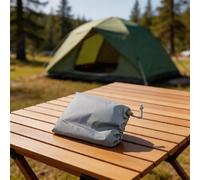 Housse de jardinière surélevée imperméable et résistante en tissu Oxford 210D - Protection hivernale avec aérations et cordon de serrage - Pour jardinières d'extérieur - 122 x 61 x 77 cm - Gris (A)