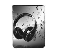 Housse de livre imperméable avec fermeture éclair et poche avant | Pochette de protection lavable pour livre de musique 30 x 23 cm