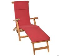 Housse de luxe pour chaise longue LoftLux DC, 175x45x5cm, bleu foncé