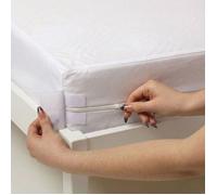 Housse de matelas 70x140 cm zippée, protège-matelas bébé/enfant imperméable, hypoallergénique - HOMESCAPES