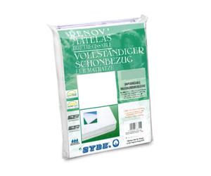 Housse de matelas imperméable Céline 200x200cm matelas 16 à 20cm