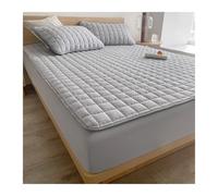 Housse de Matelas imperméable, Drap Simple, Plusieurs Tailles, Douce et Respirante (sans taie d'oreiller) (Gris, 90 x 200 cm)
